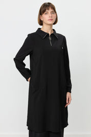 Modal Pantolon Tunik Takım - Siyah