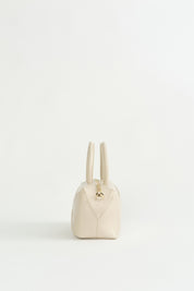 Modern Formlu Satchel Çanta - Bej