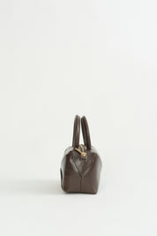 Modern Formlu Satchel Çanta - Kahve