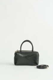 Modern Formlu Satchel Çanta - Siyah