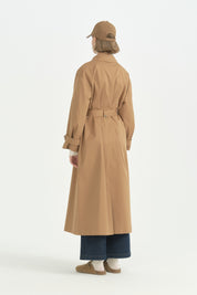 Mono Kapama Oversize Trençkot - Camel