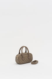 Monogram Crossbody Bag - Beige