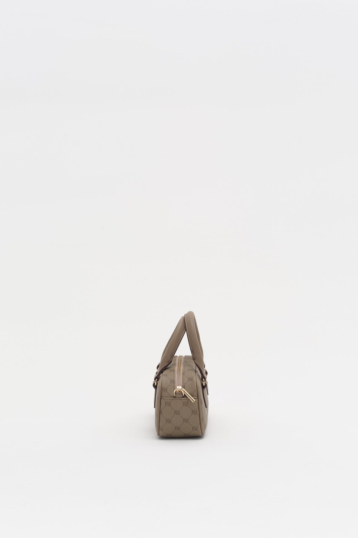 Monogram Crossbody Bag - Beige