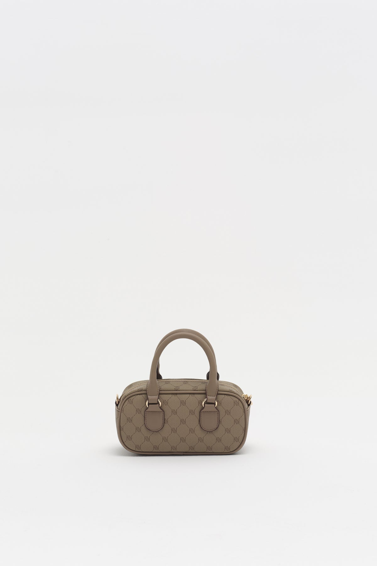 Monogram Crossbody Bag - Beige