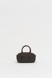 Monogram Çapraz Askılı Çanta - Kahve
