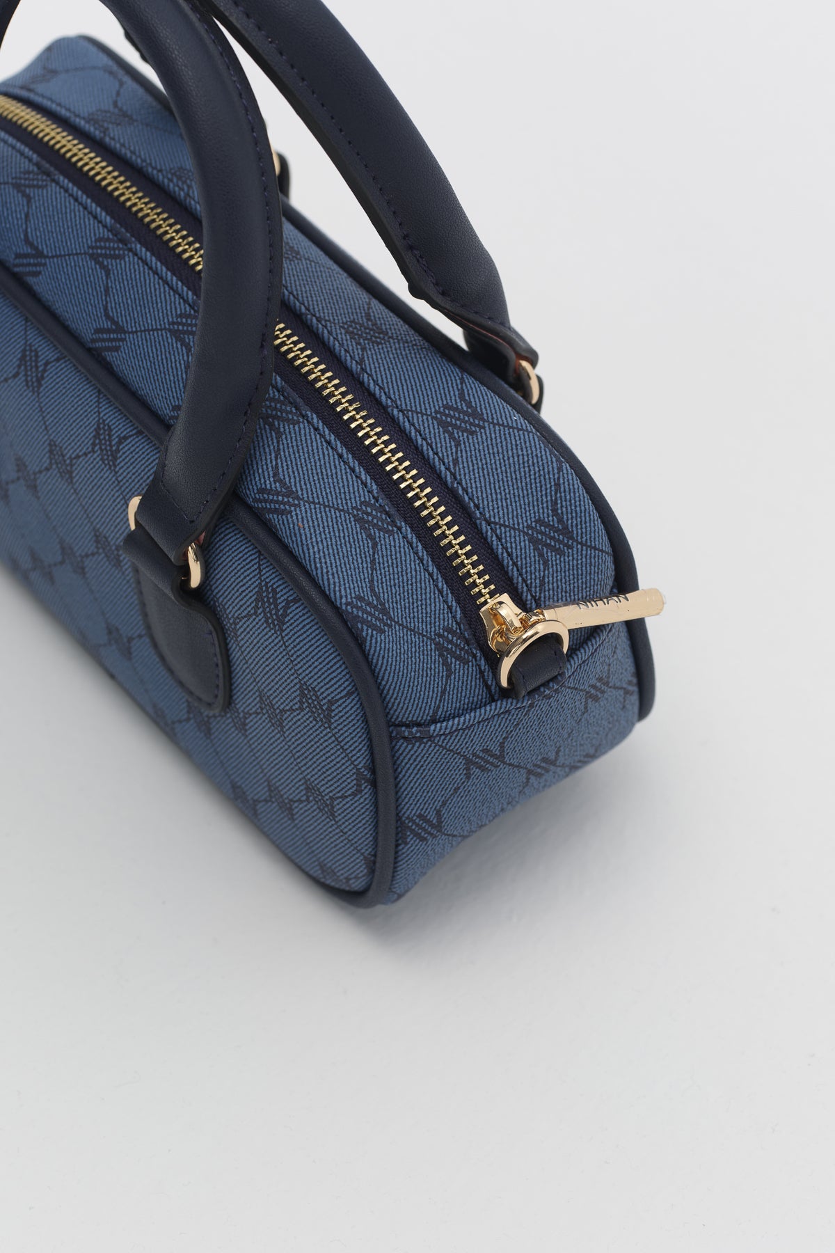 Monogram Crossbody Bag - Navy