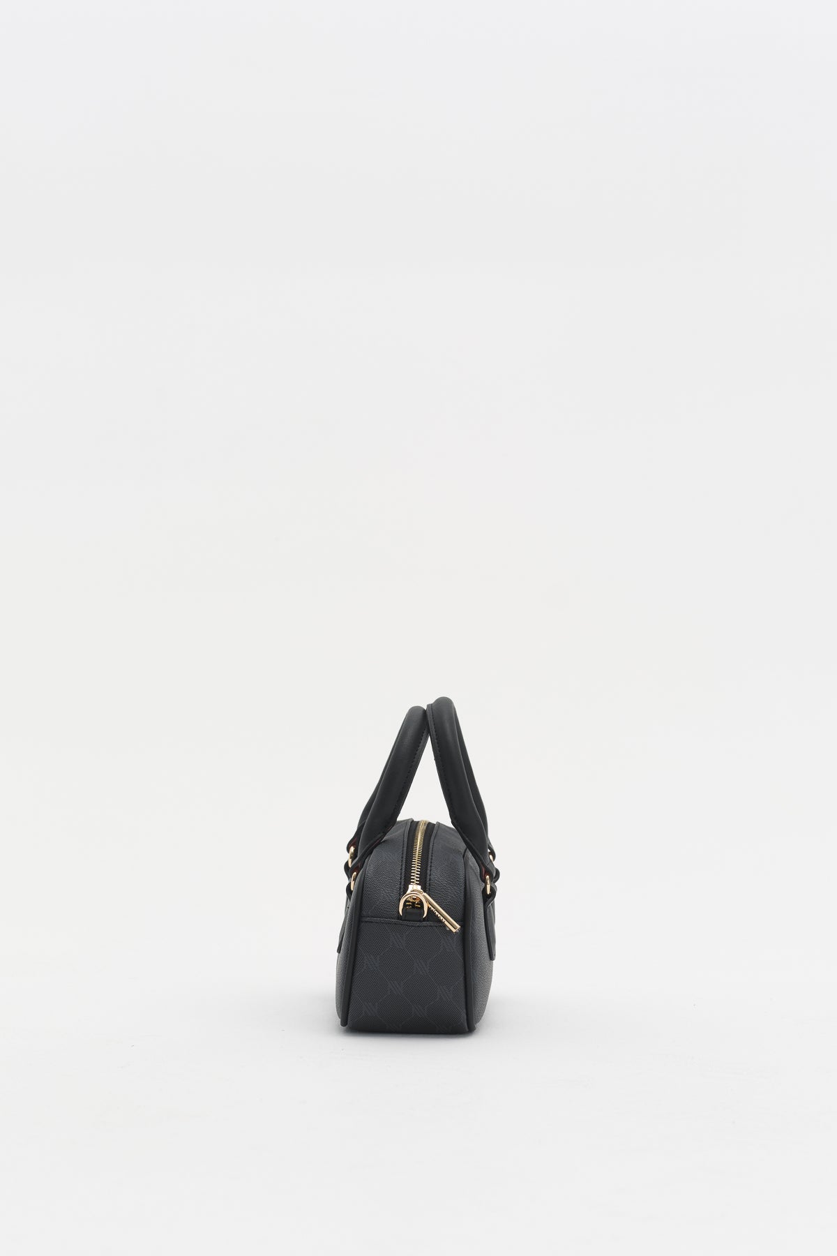 Monogram Crossbody Bag - Black