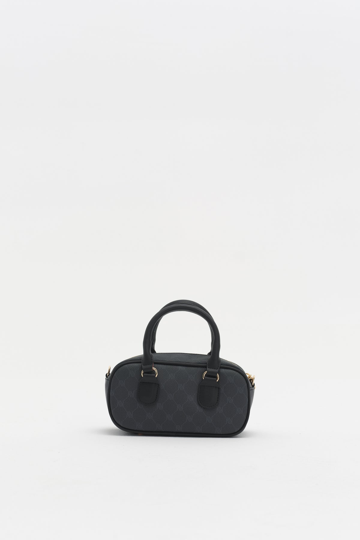 Monogram Crossbody Bag - Black