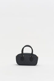 Monogram Crossbody Bag - Black