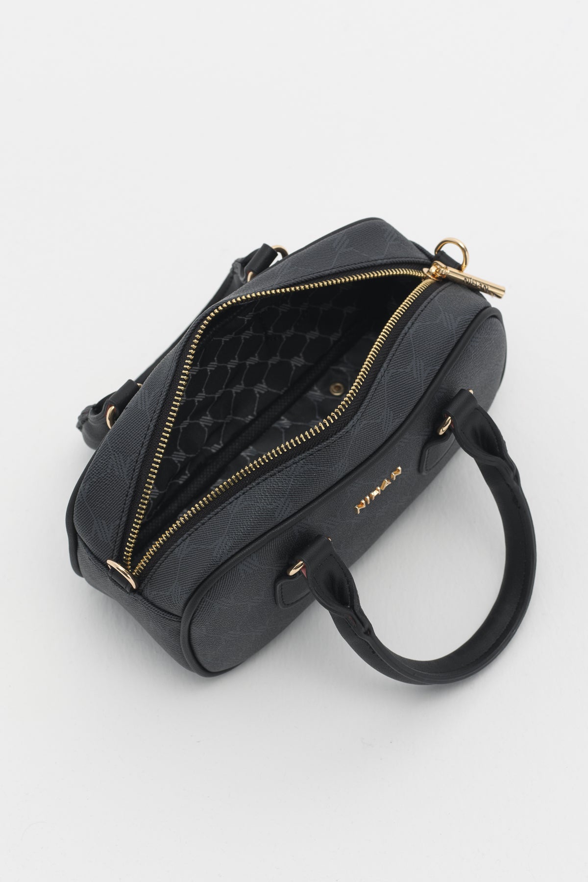 Monogram Crossbody Bag - Black