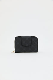 Monogram Wallet - Black