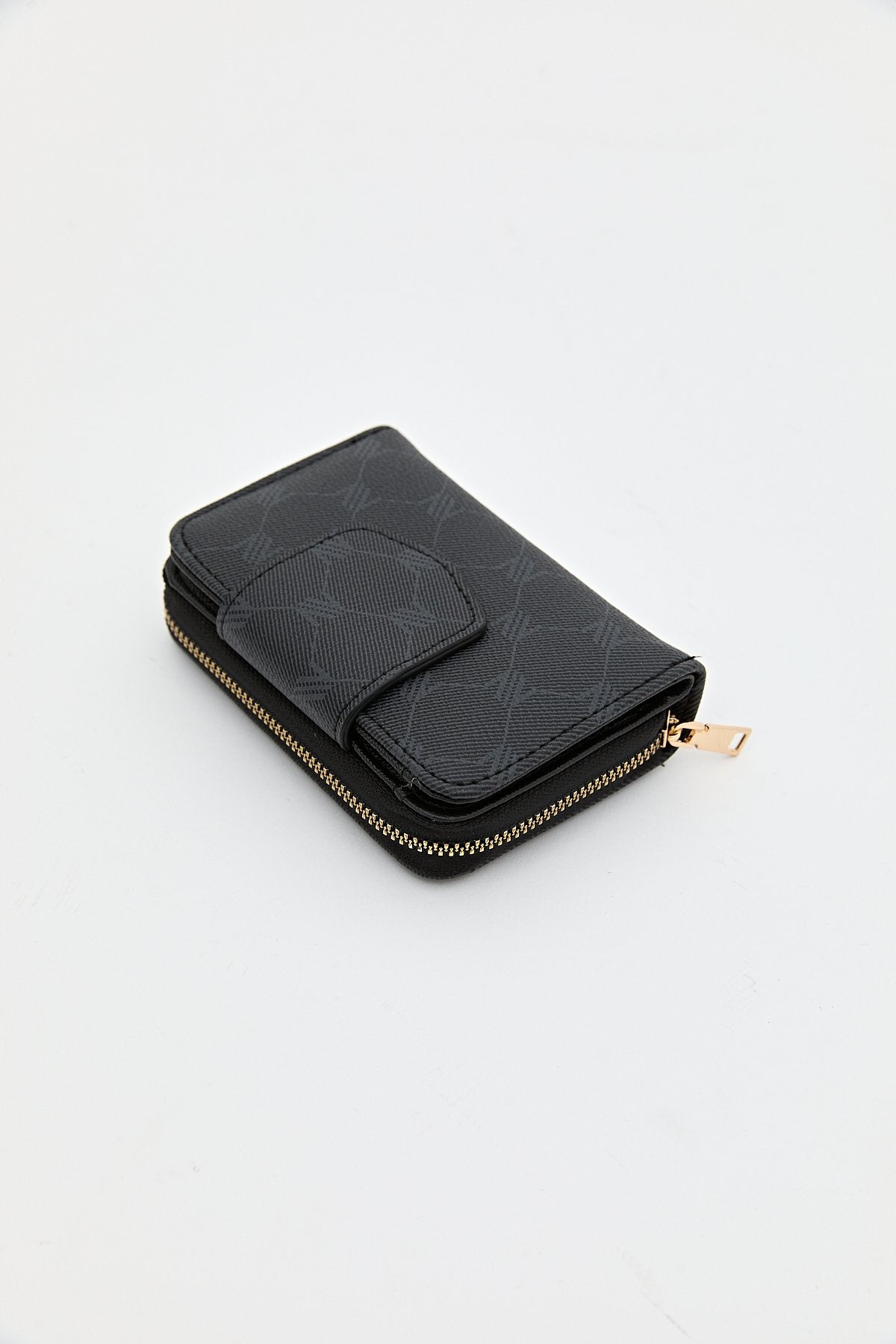 Monogram Wallet - Black