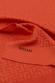 Monogram Pattern Scarf - Tan