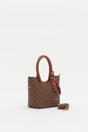 Monogram Handbag - Tan