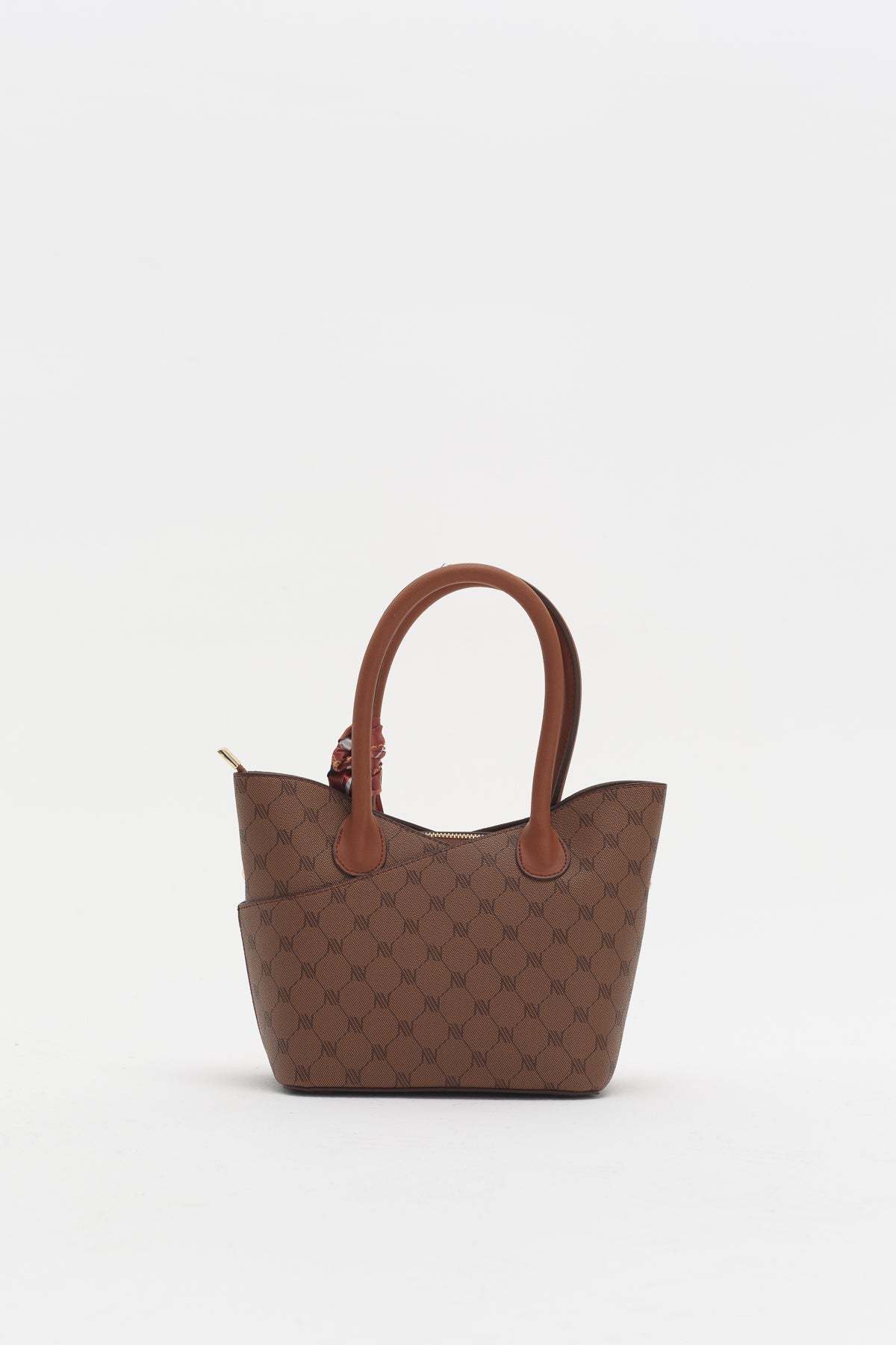 Monogram Handbag - Tan