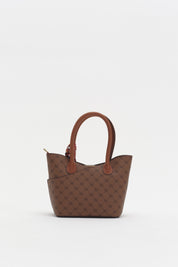 Monogram Handbag - Tan
