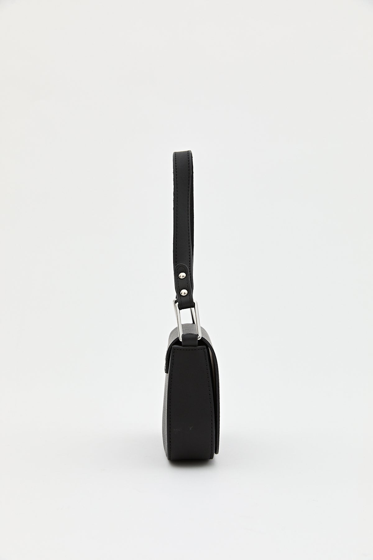Monogram Flap Shoulder Bag - Black