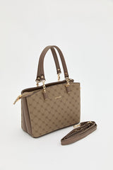 Monogram Shopper Çanta - Bej