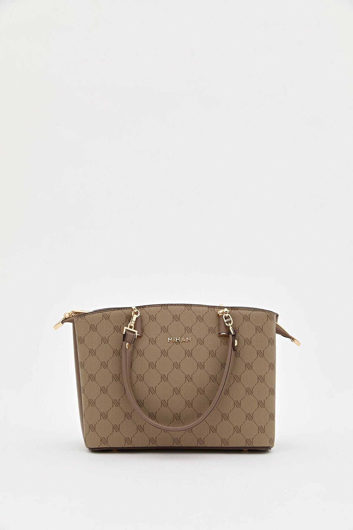 Monogram Shopper Çanta - Bej