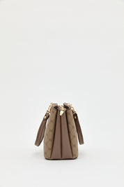 Monogram Shopper Çanta - Bej