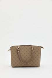 Monogram Shopper Çanta - Bej