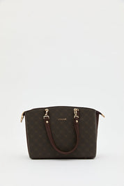 Monogram Shopper Çanta - Kahve