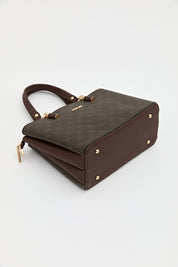 Monogram Shopper Çanta - Kahve