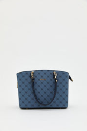 Monogram Shopper Çanta - Lacivert