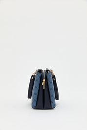 Monogram Shopper Çanta - Lacivert