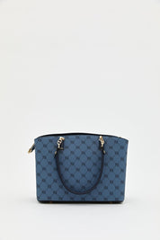 Monogram Shopper Çanta - Lacivert