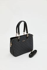 Monogram Shopper Bag - Black