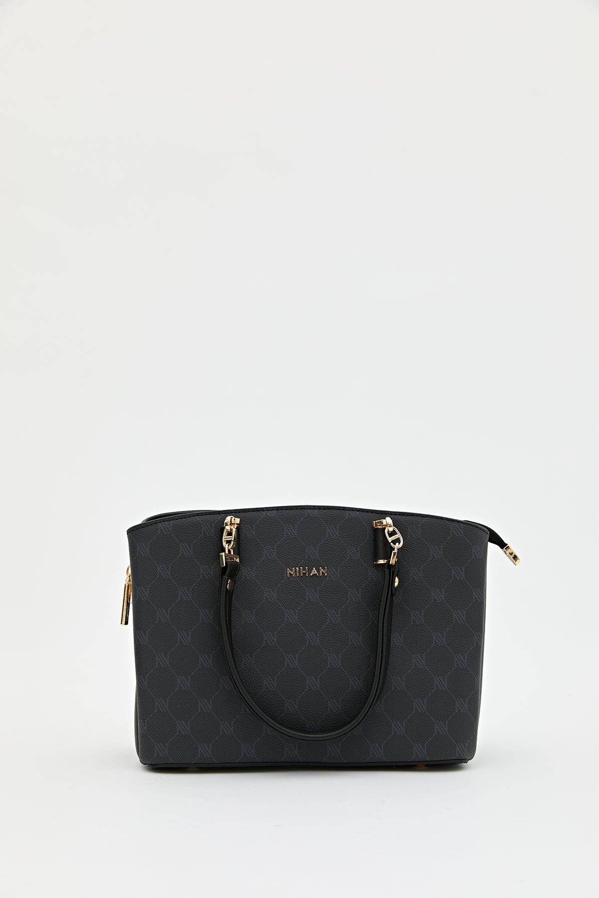 Monogram Shopper Bag - Black