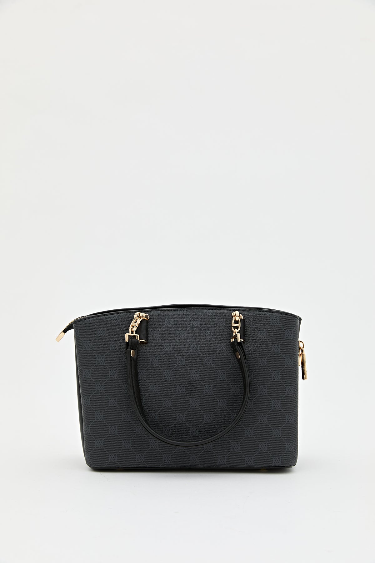 Monogram Shopper Bag - Black