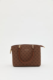 Monogram Shopper Çanta - Taba