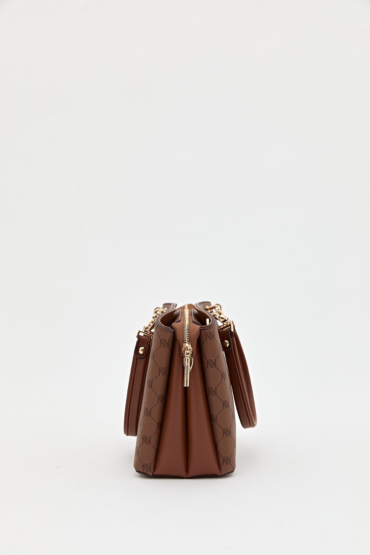 Monogram Shopper Çanta - Taba