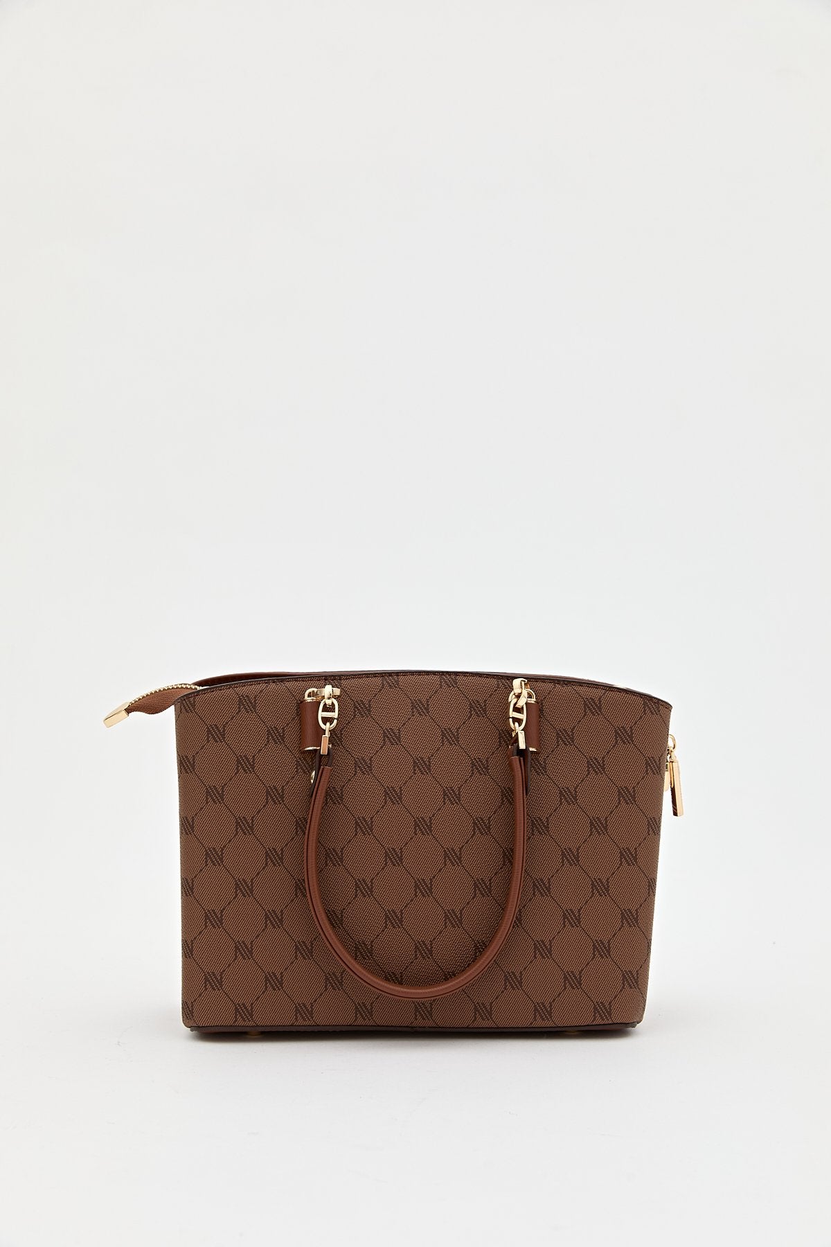 Monogram Shopper Çanta - Taba