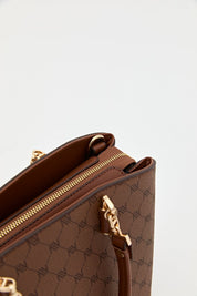 Monogram Shopper Çanta - Taba