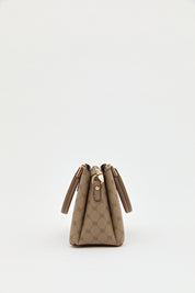 Monogram Tote Çanta - Bej
