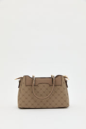 Monogram Tote Çanta - Bej