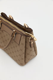Monogram Tote Çanta - Bej