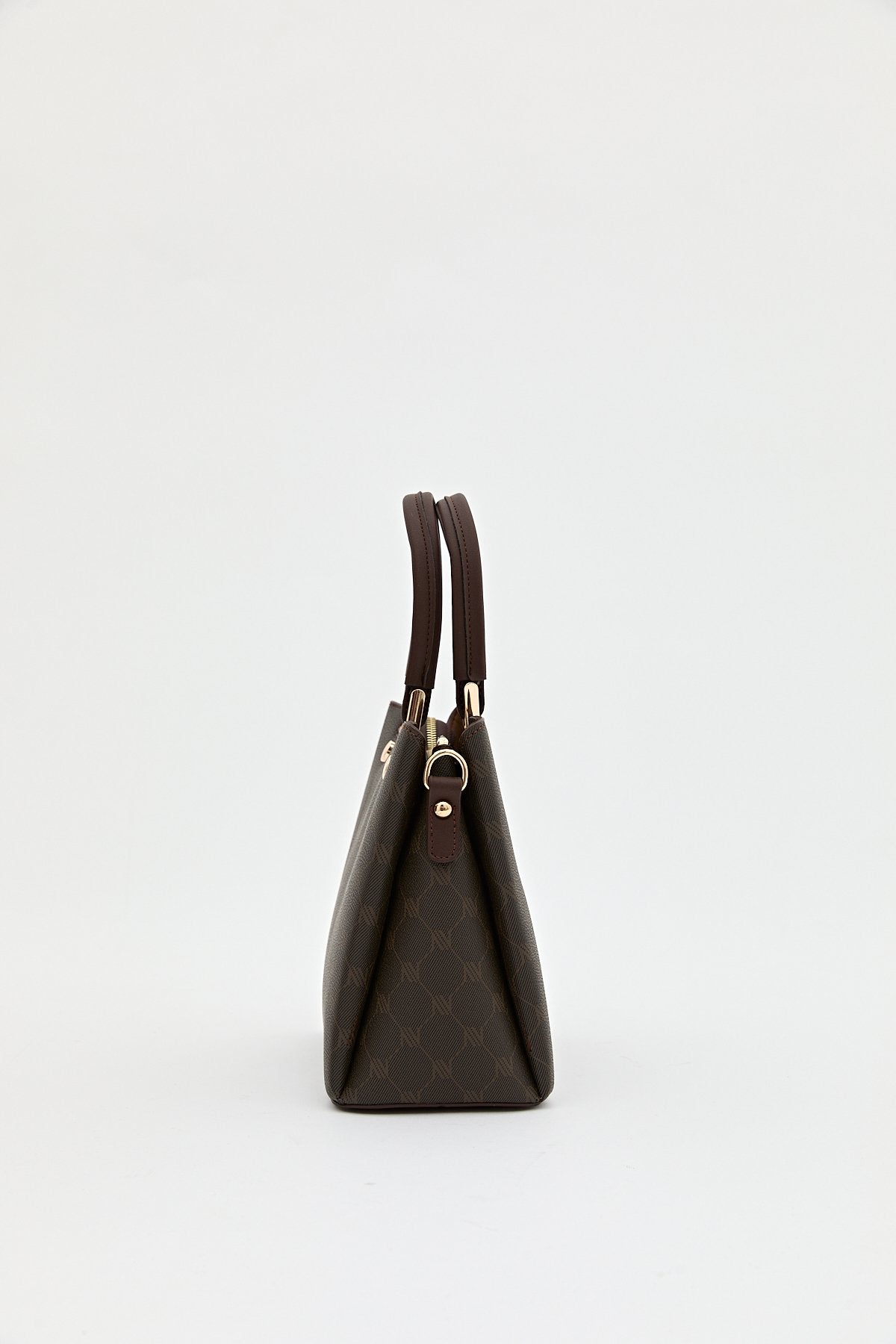 Monogram Tote Çanta - Kahve
