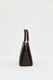 Monogram Tote Çanta - Kahve