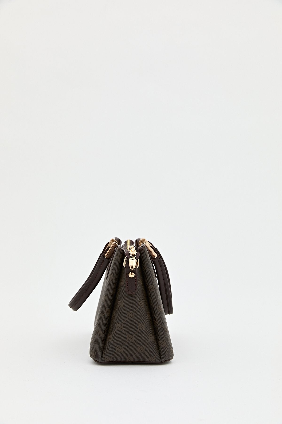 Monogram Tote Çanta - Kahve