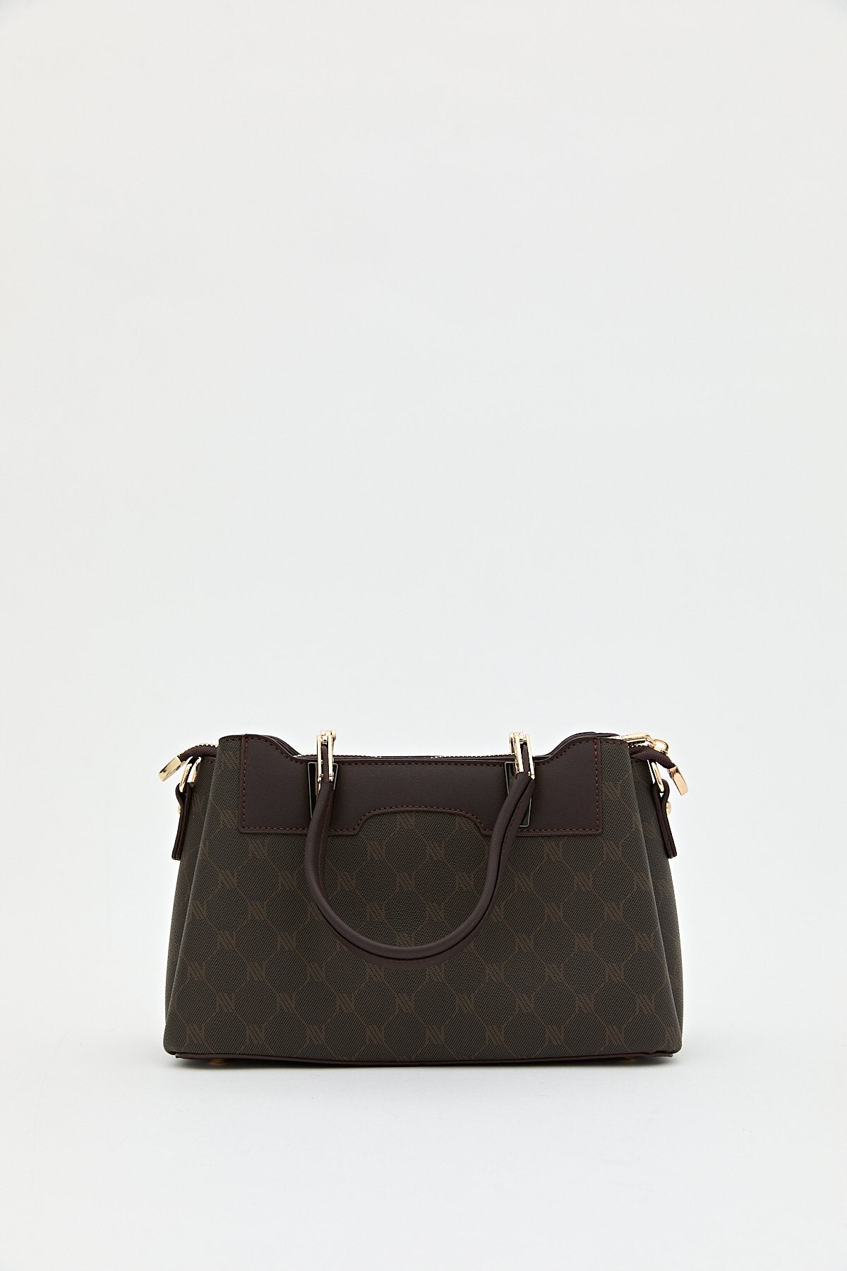 Monogram Tote Çanta - Kahve