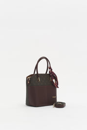 Monogram Tote Çanta - Kahve