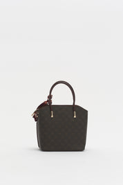Monogram Tote Çanta - Kahve