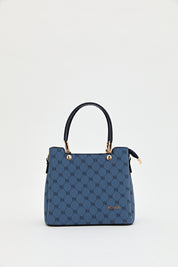 Monogram Tote Çanta - Lacivert