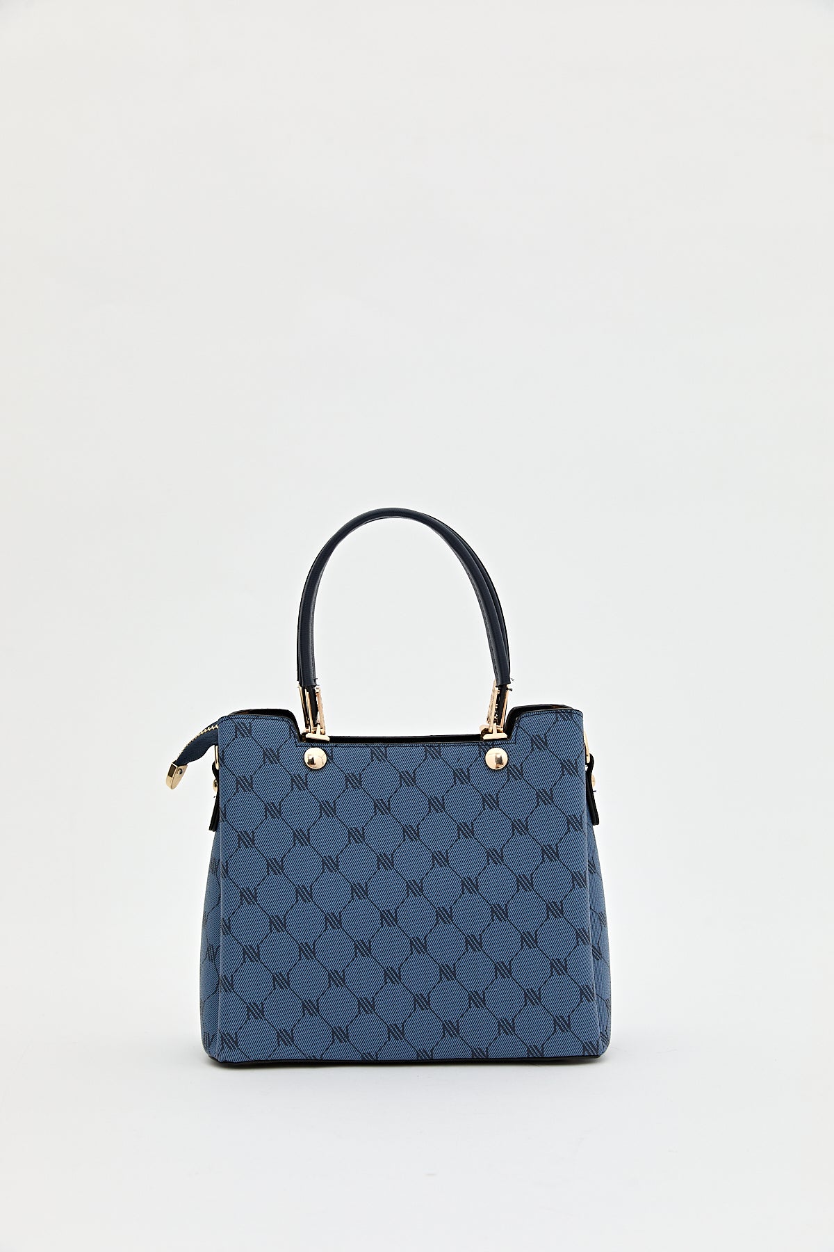 Monogram Tote Çanta - Lacivert
