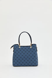 Monogram Tote Çanta - Lacivert