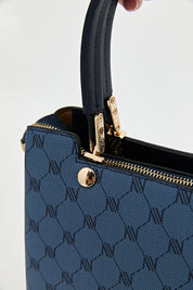 Monogram Tote Çanta - Lacivert